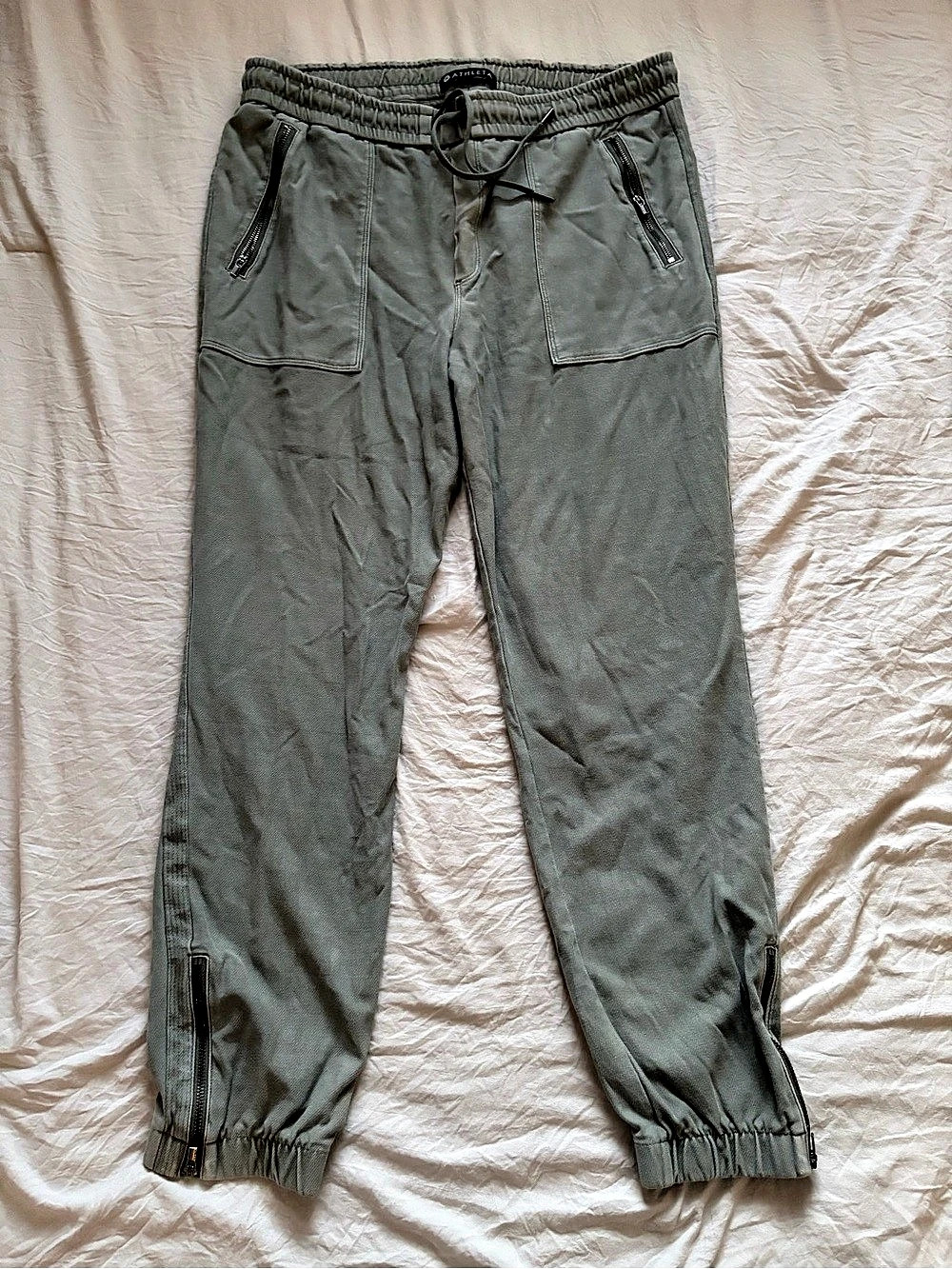 Athleta Jogger Pants Green Size 12